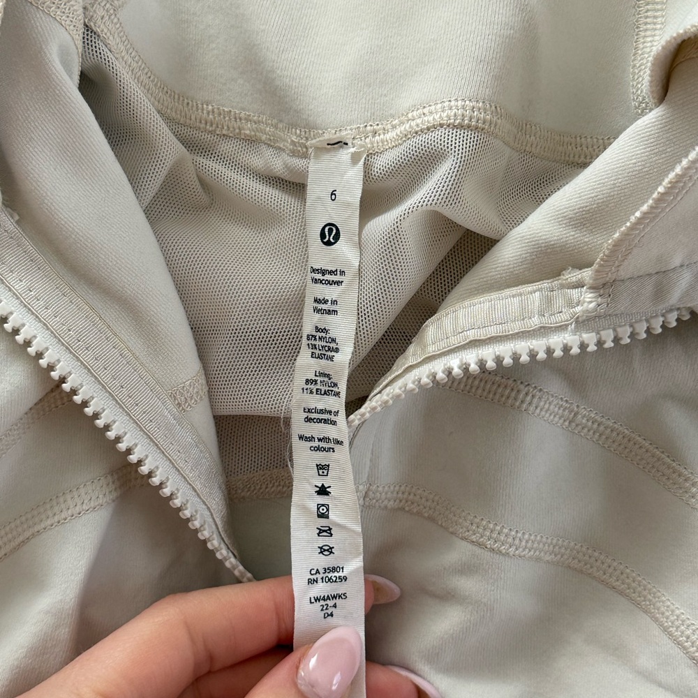 Cream Lululemon Define Jacket - Picture 4 of 8